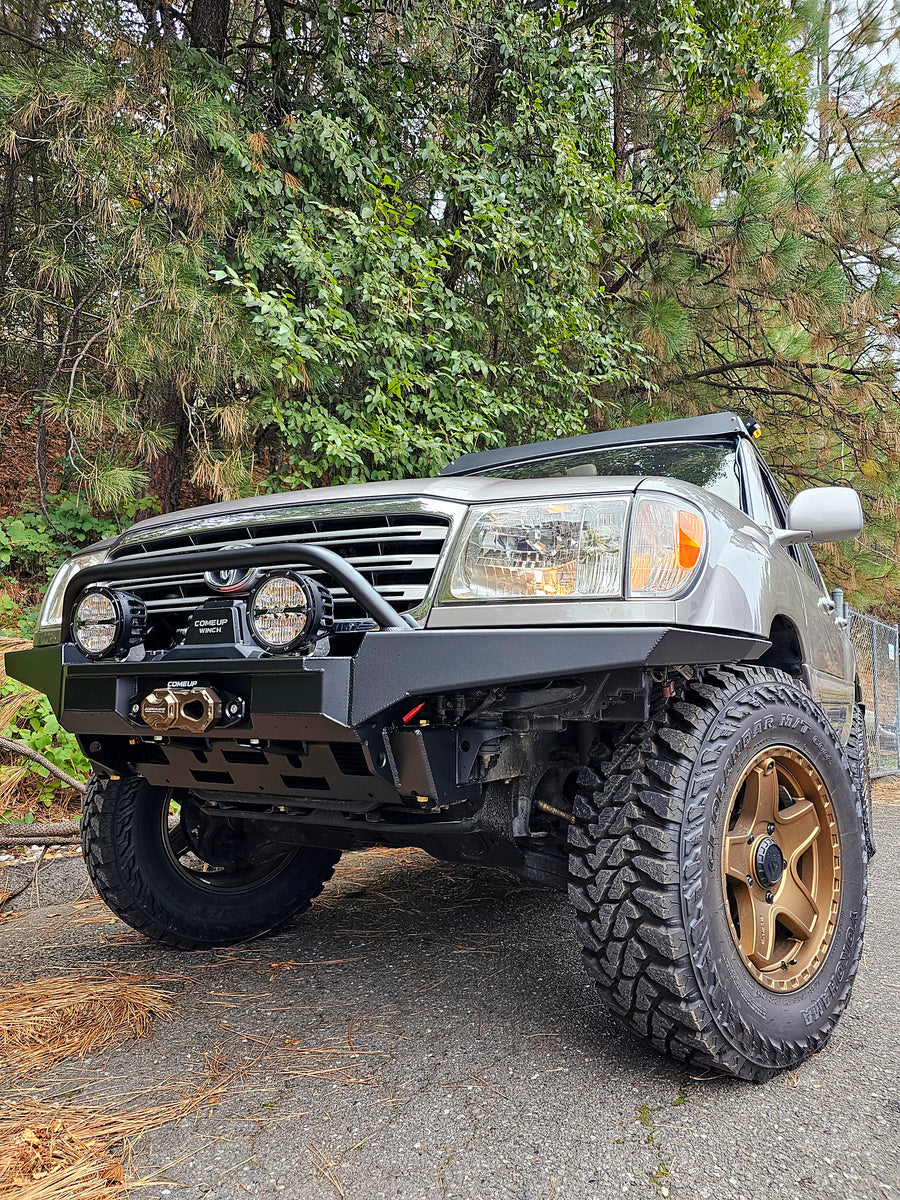 100-series Extreme Clearance Offroad Winch Front Bumper LC100 LX470 ...