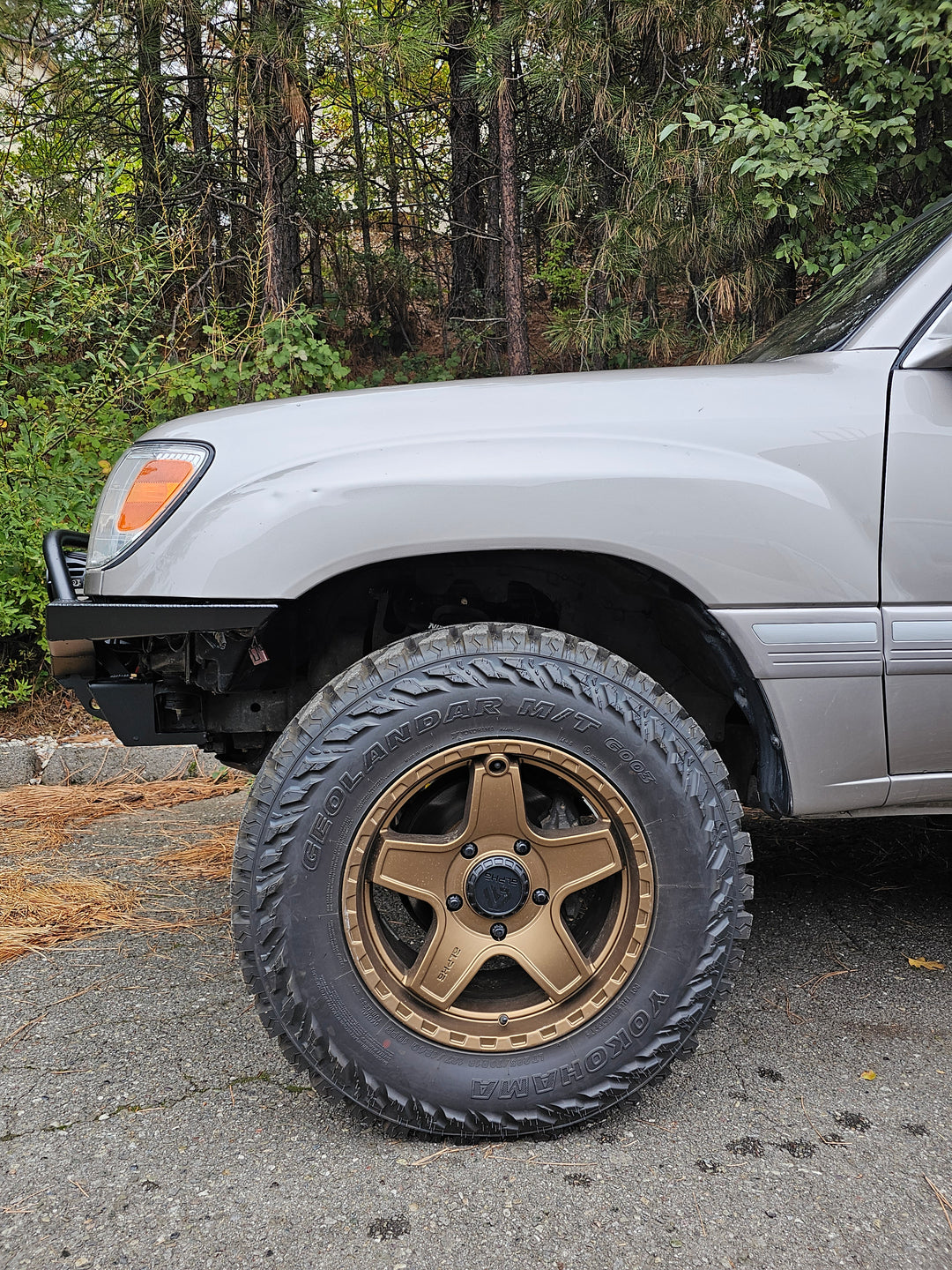 100-series Extreme Clearance Offroad Winch Front Bumper LC100 LX470 ...