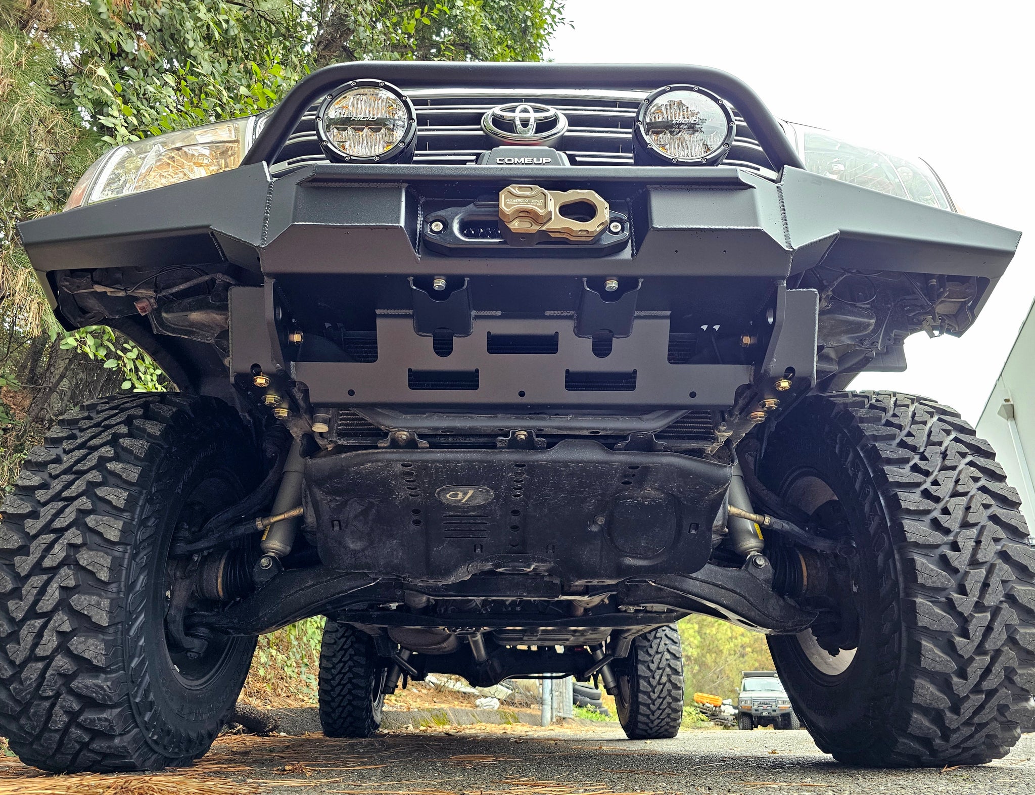 100-series Extreme Clearance Offroad Winch Front Bumper LC100 LX470 ...