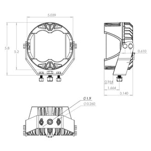 LP4 Pro LED Auxiliary Light Pod Pair - Baja Designs
