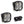 Squadron PRO Black LED Auxiliary Light Pod Pair - Baja Designs