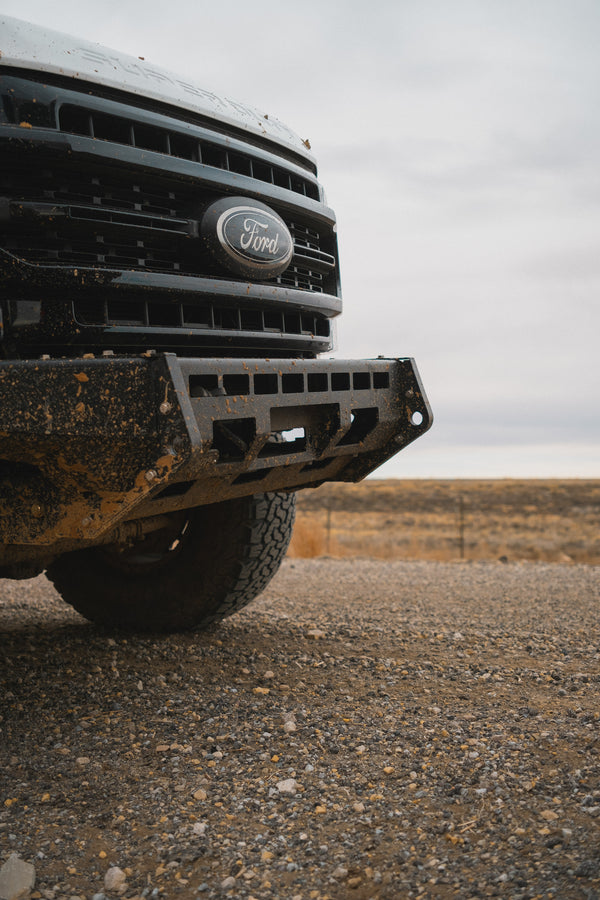 Ford Super Duty Modular Winch Front Bumper