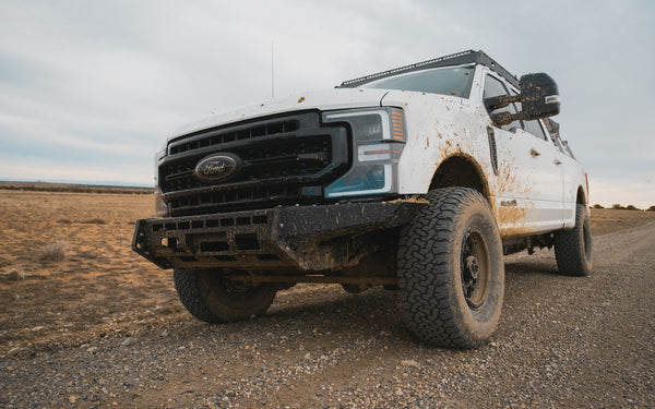 Ford Super Duty Modular Winch Front Bumper