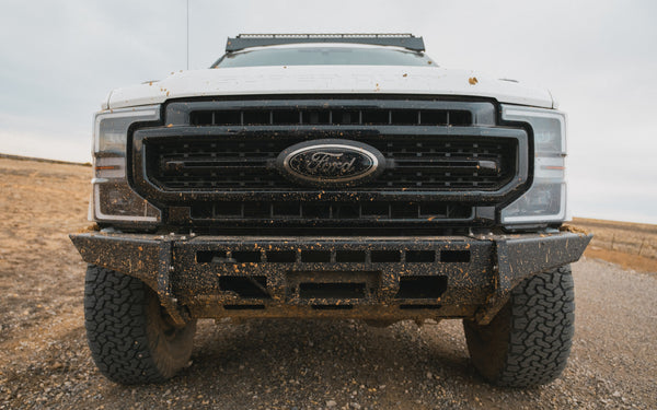 Ford Super Duty Modular Winch Front Bumper