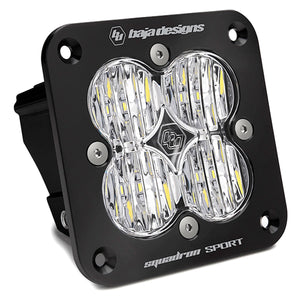 Squadron Sport Black Flush Mount LED Light Pod (Pair) - Baja Designs
