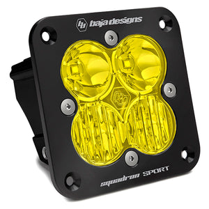 Squadron Sport Black Flush Mount LED Light Pod (Pair) - Baja Designs