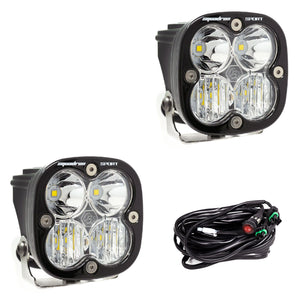 Squadron Sport Black LED Auxiliary Light Pod Pair - Baja Designs