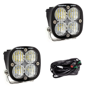 Squadron Sport Black LED Auxiliary Light Pod Pair - Baja Designs
