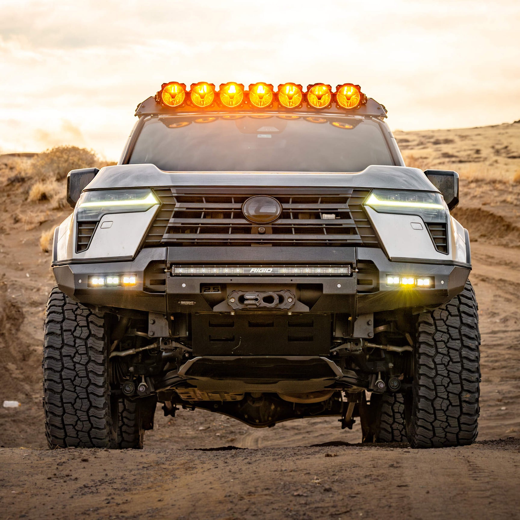 Dissent Off-Road High Clearance Winch Bumper — GX 550