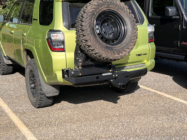 Modular Hitch Mounted Tire Carrier (Single Swing)