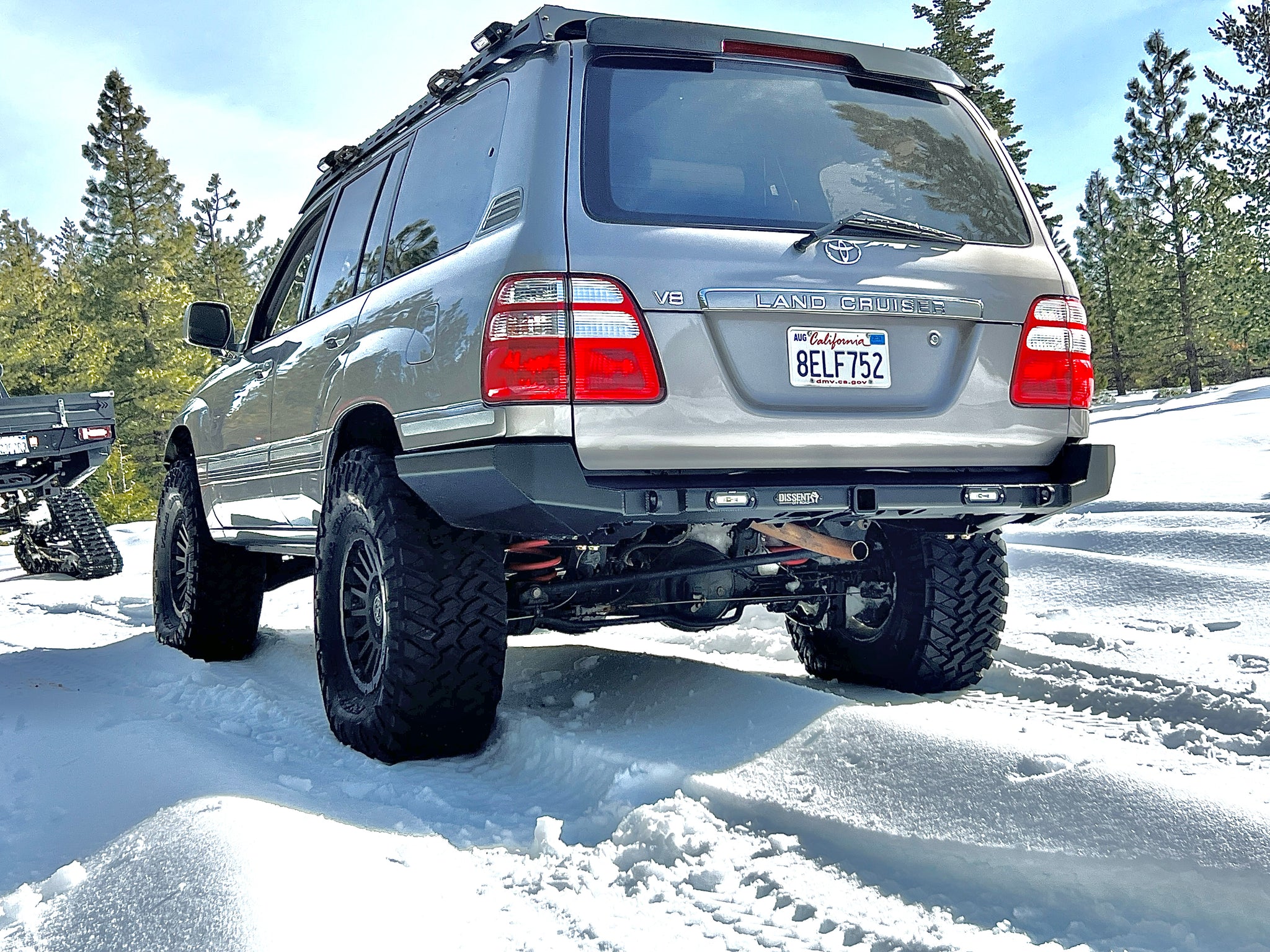 Off Road Rear Bumper 100 Series Extreme Clearance Off-road Rear Bumper – Dissent Off-road