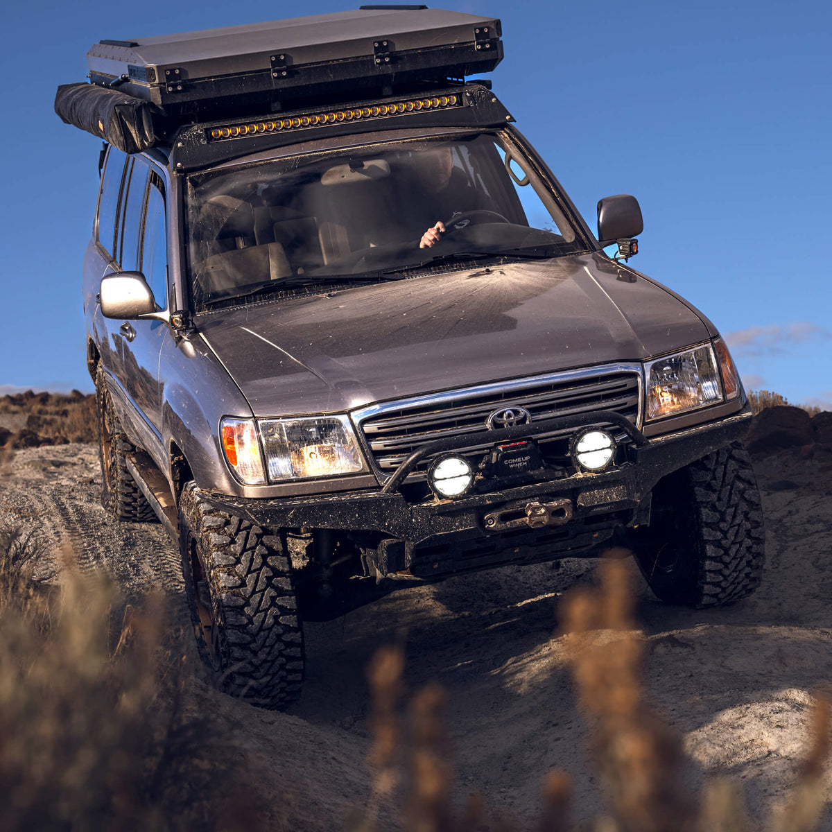 100-series Extreme Clearance Offroad Winch Front Bumper LC100 LX470 ...