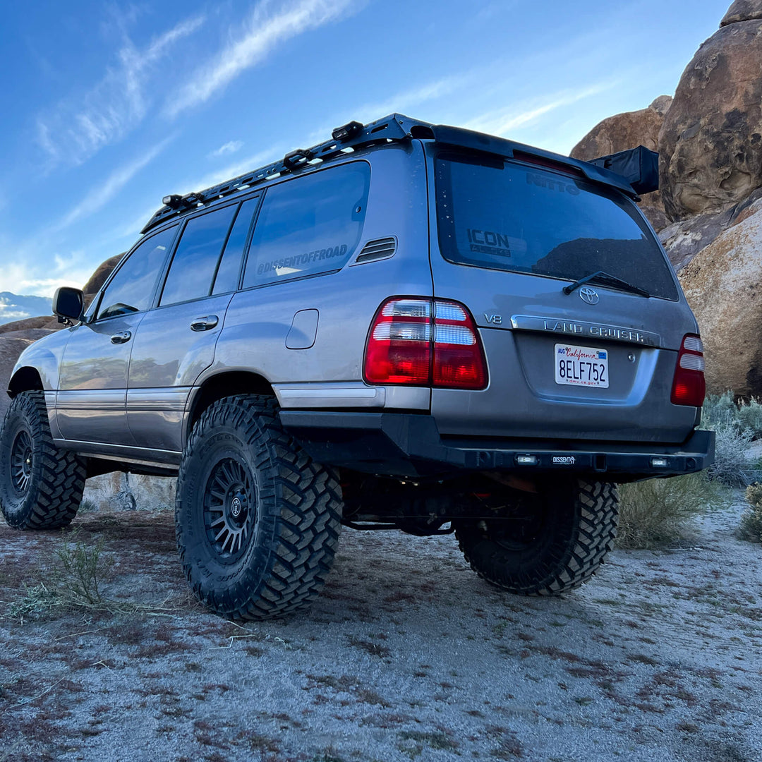 100 Series Extreme Clearance Off-road Rear Bumper – Dissent Off-road