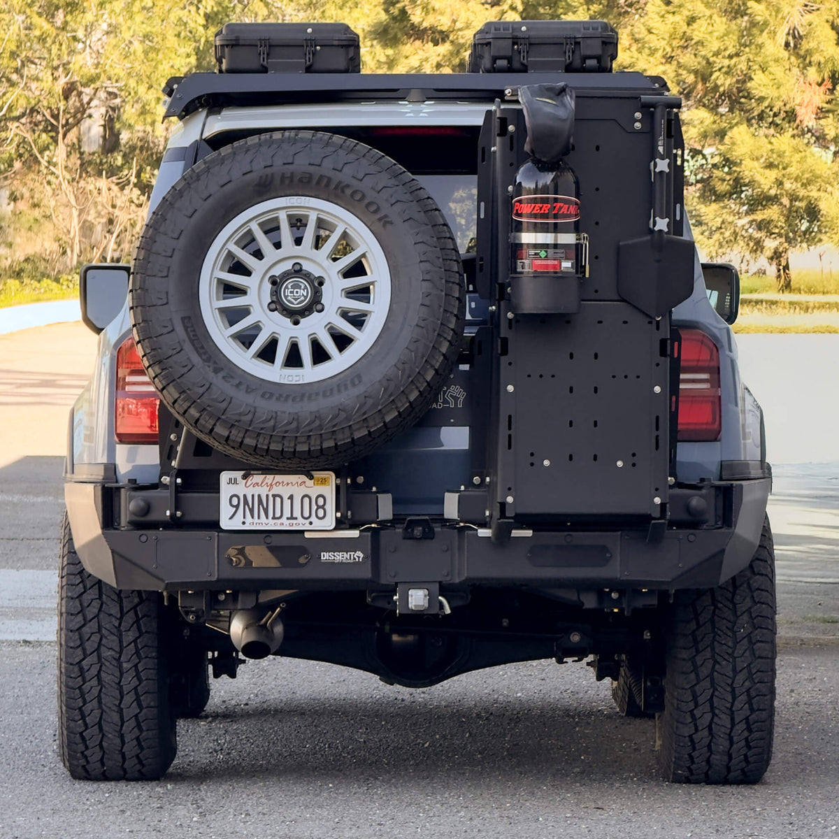 Lc 250 Rear View 2024+ Land Cruiser LC250 Modular Rear Bumper – Dissent Off-road