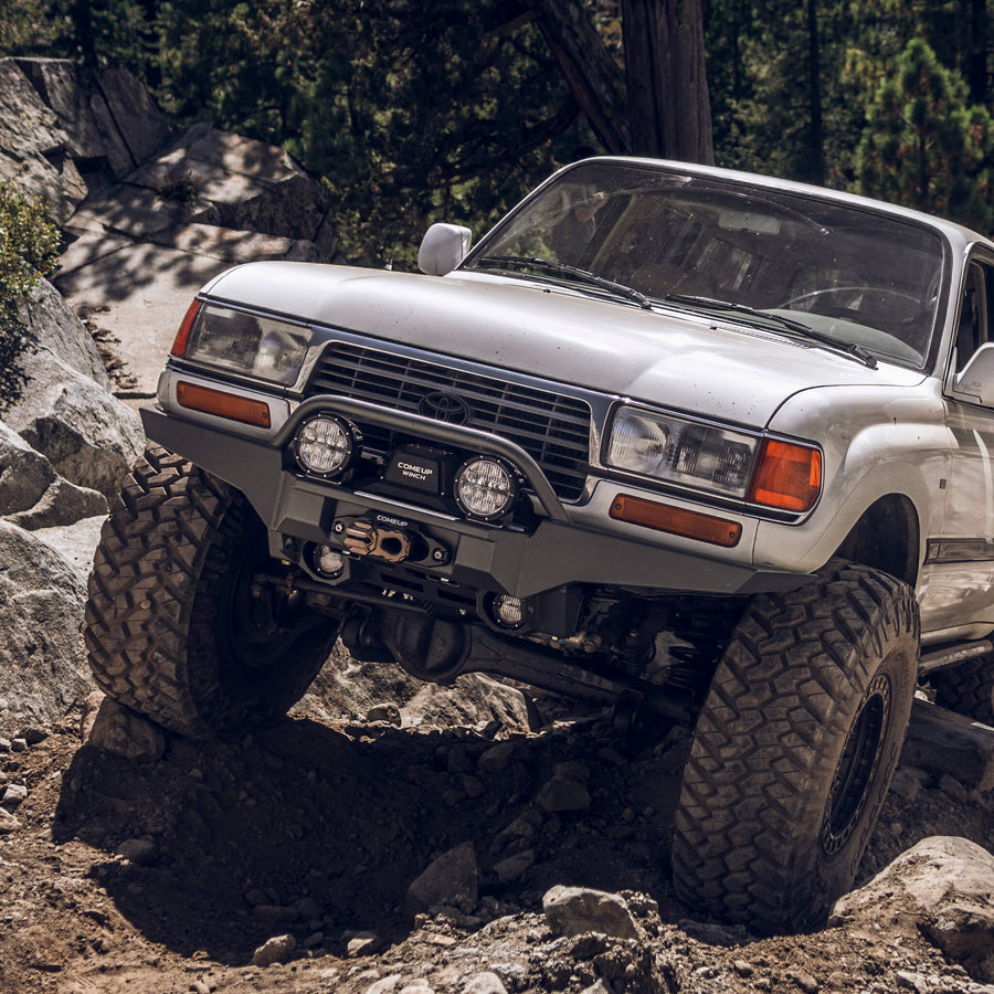 80-series Extreme Clearance Offroad Winch Front Bumper LC80 FJ80 ...