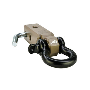 Hitch Shackle Block 2" Kit w/ D-Ring & Hitch Pin