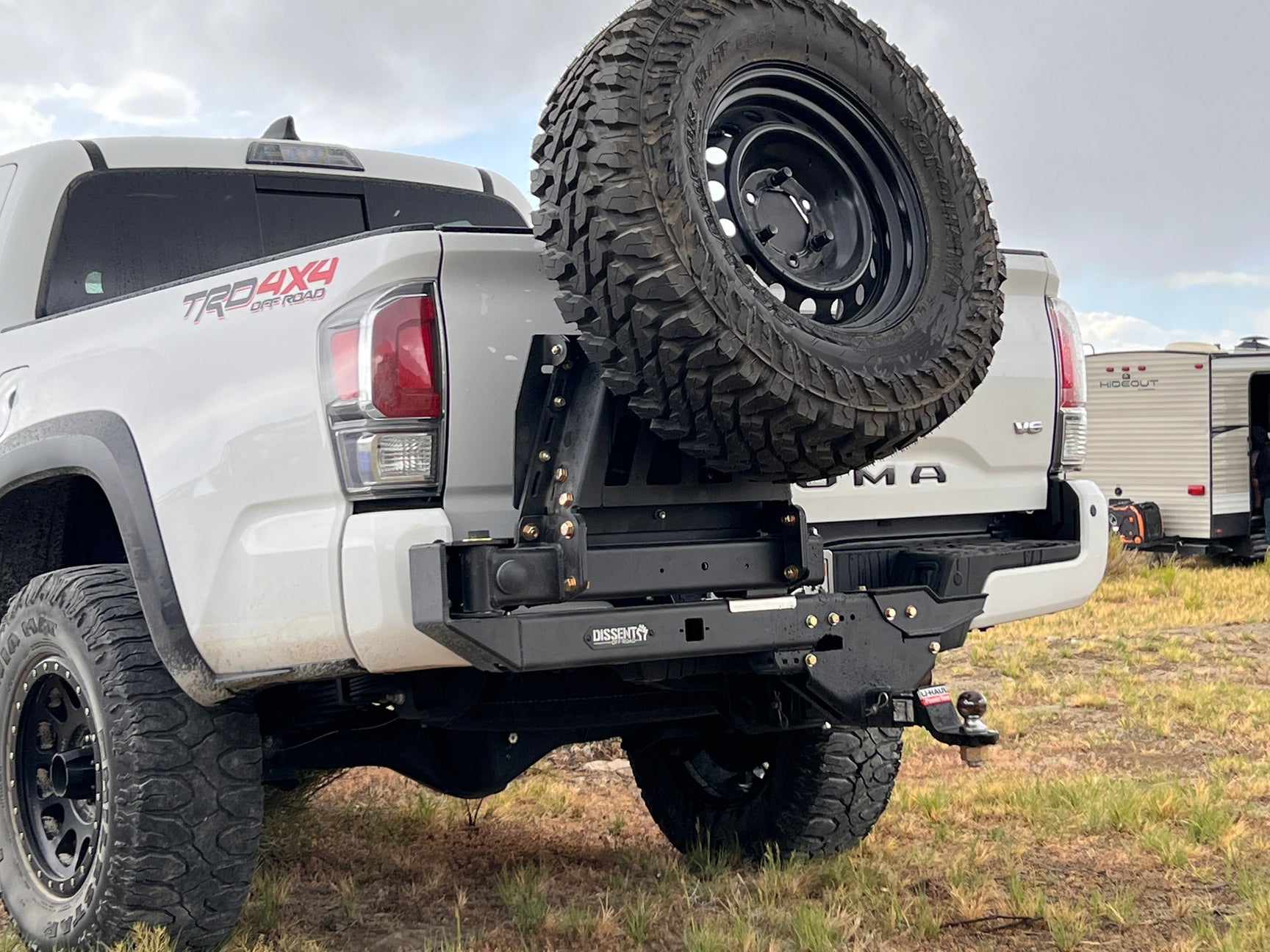 Modular Hitch Mounted Tire Carrier (Single Swing) â Dissent Off-road