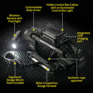 X2O GEN3 10K Winch with Synthetic Rope