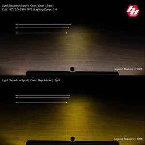 Squadron Sport Black Flush Mount LED Light Pod (Pair) - Baja Designs