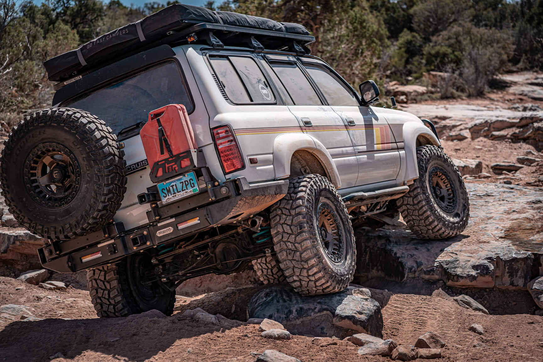 80-series Modular Off-road Rear Bumper, Supports Dual Swing-outs FJ80 ...