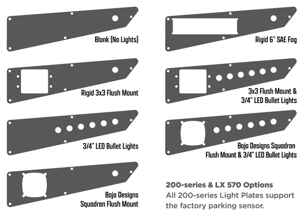 LC200 Full Replacement Modular Front Bumper (2016+)