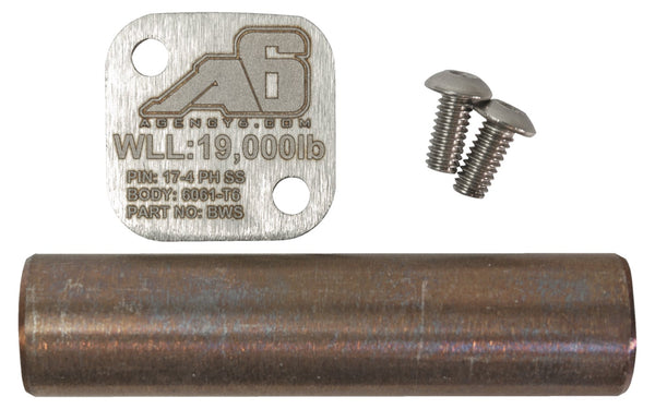 Agency 6 Billet Winch Shackle