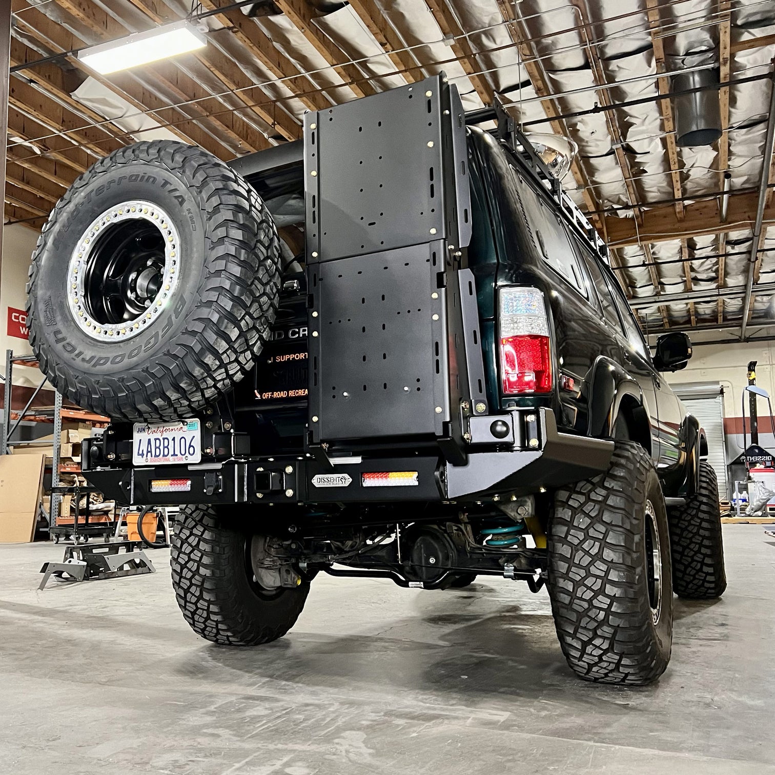80-series Modular Off-road Rear Bumper, Supports Dual Swing-outs FJ80 ...