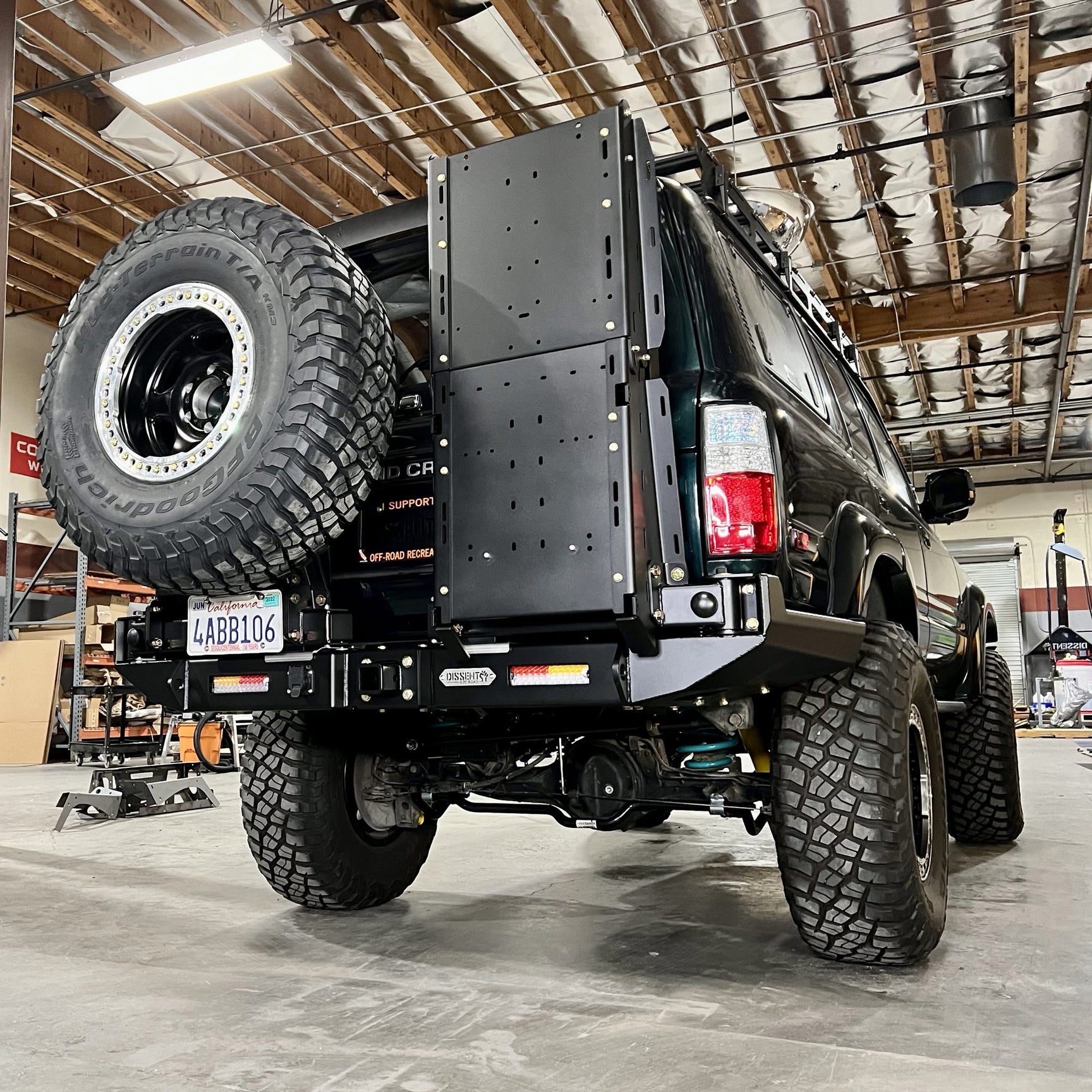 80-series Modular Off-road Rear Bumper, Supports Dual Swing-outs FJ80 ...