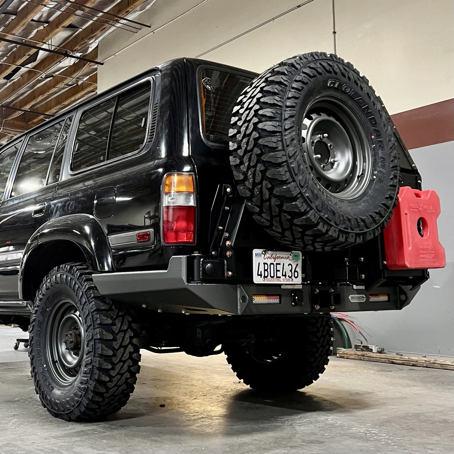 Fj80 Rear 80-series Modular Off-road Rear Bumper, Supports Dual Swing-outs FJ80 ...