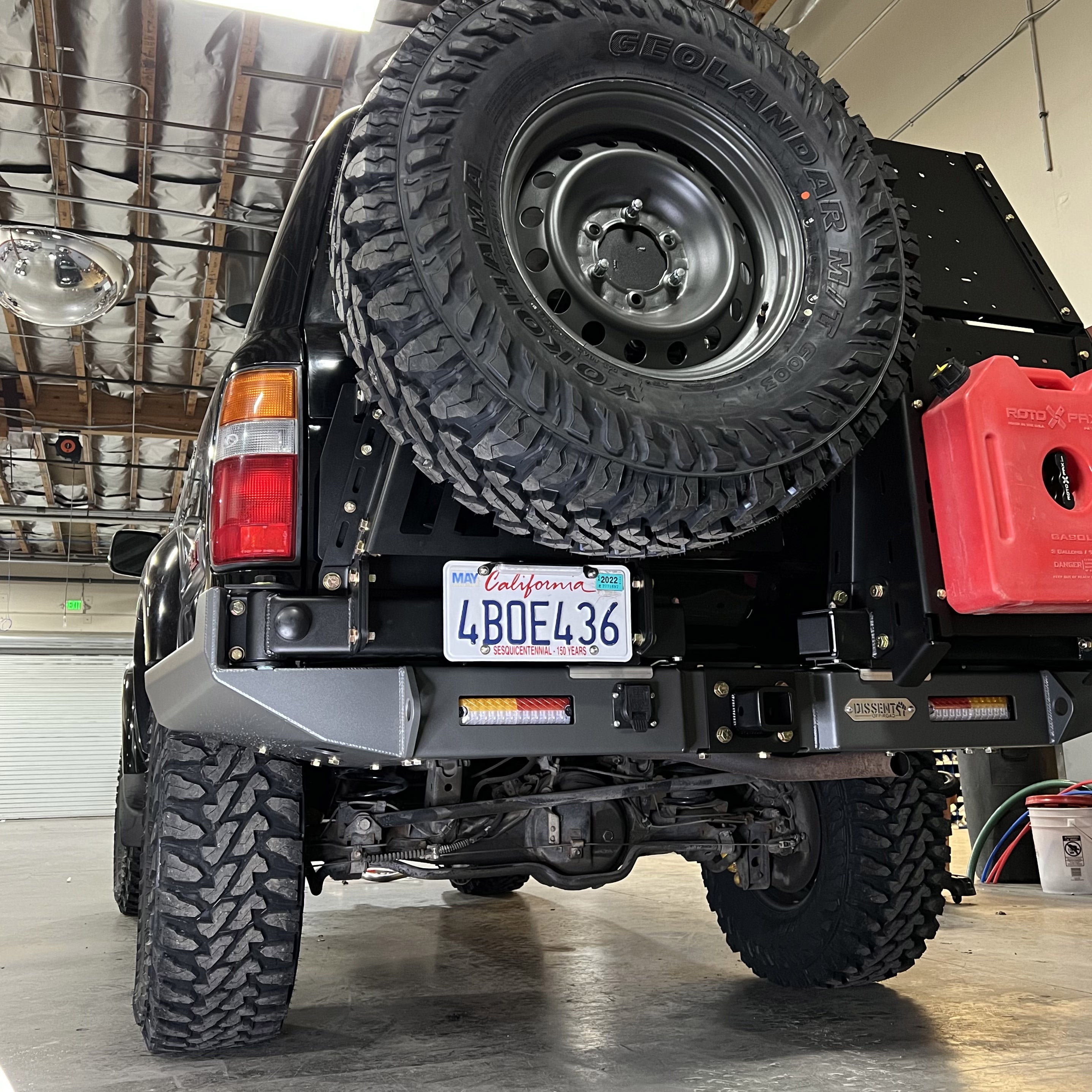 80-series Modular Off-road Rear Bumper, Supports Dual Swing-outs FJ80 ...