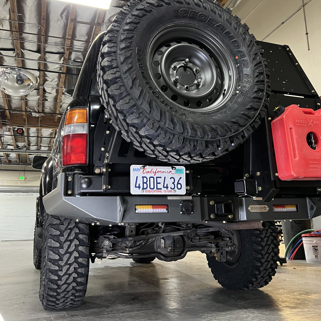80-series Modular Off-road Rear Bumper, Supports Dual Swing-outs FJ80 ...